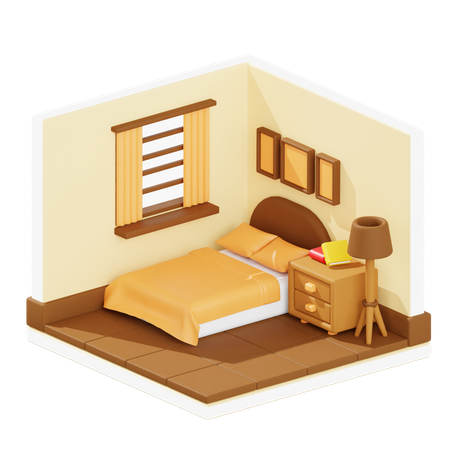 Dormitorio  3D Illustration