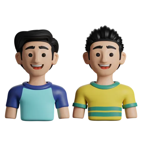 Dos hermanos  3D Icon