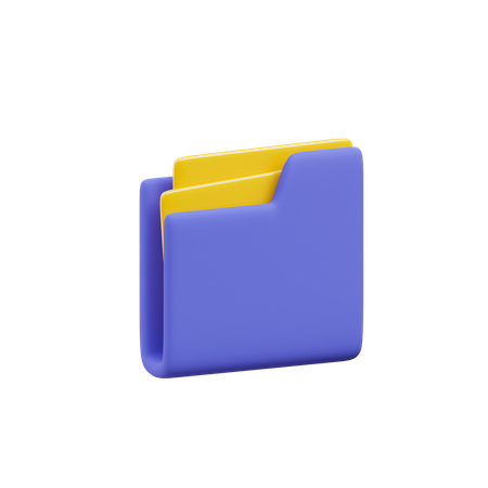 Dossier  3D Icon