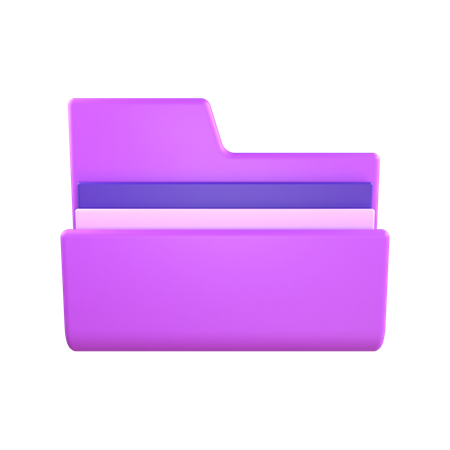 Dossier  3D Icon