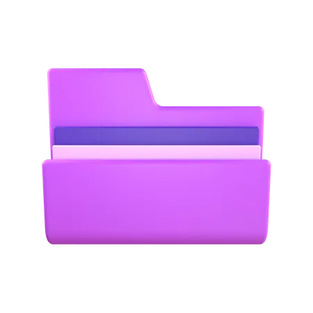 Dossier  3D Icon