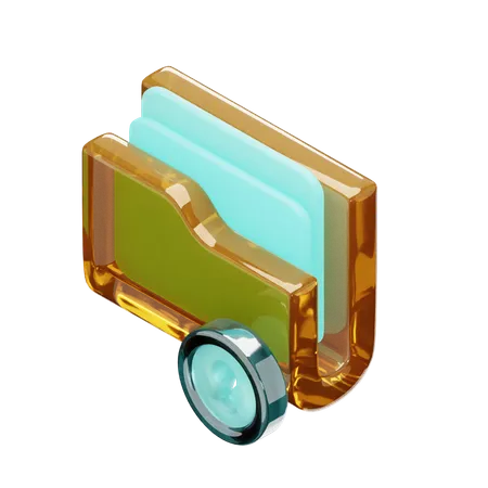 Dossier  3D Icon