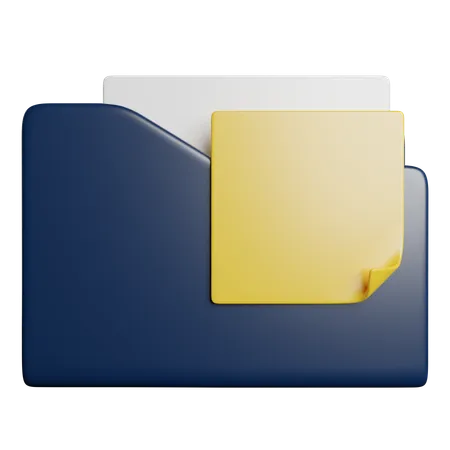 Dossier  3D Icon