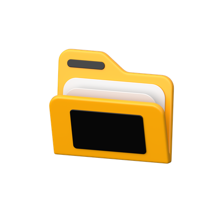 Dossier  3D Icon