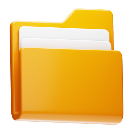 Dossier  3D Icon