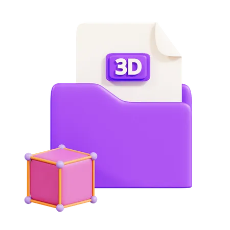 Dossier 3D  3D Icon