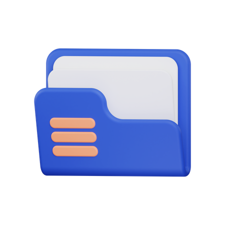 Dossier  3D Icon