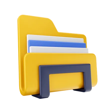 Dossier  3D Icon