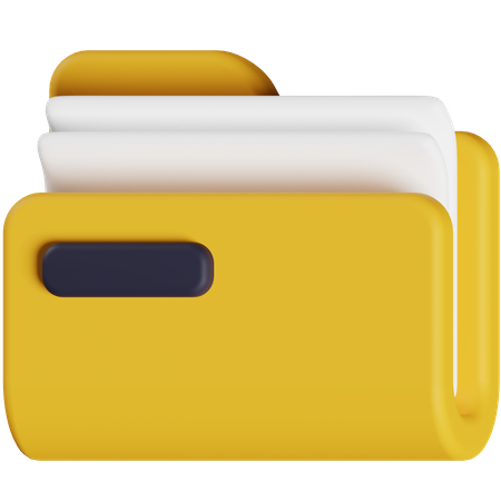 Dossier  3D Icon