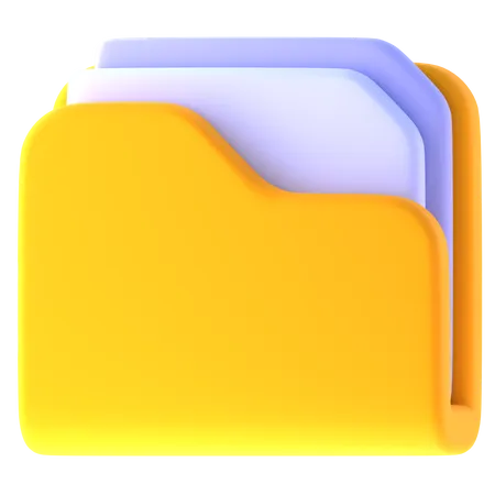 Dossier  3D Icon