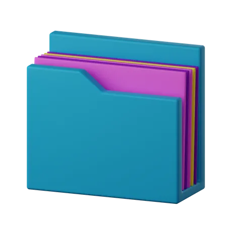 Dossier  3D Icon