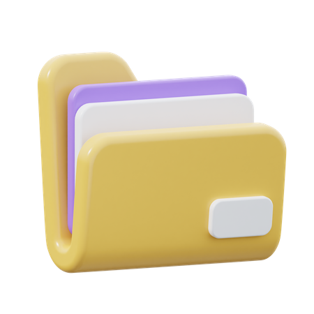 Dossier  3D Icon