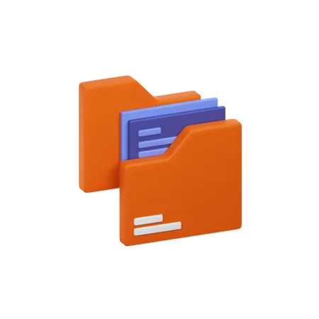 Dossier  3D Icon