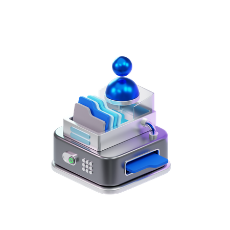 Dossier  3D Icon