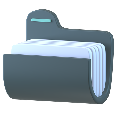 Dossier  3D Icon