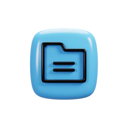 Dossier  3D Icon