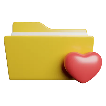 Dossier d'amour  3D Icon