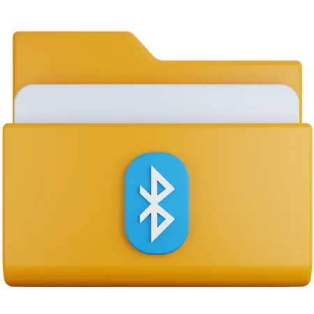 Dossier Bluetooth  3D Icon