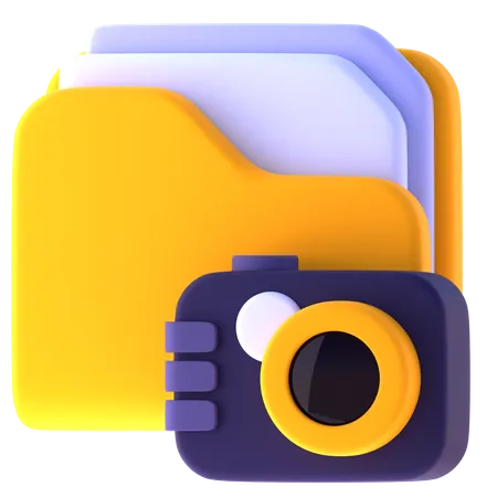 Dossier de l'appareil photo  3D Icon