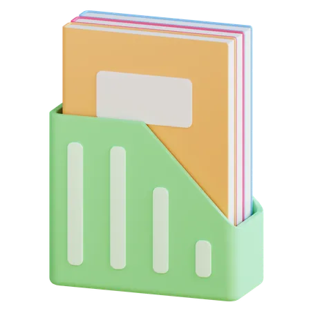 Dossier, cahier  3D Icon