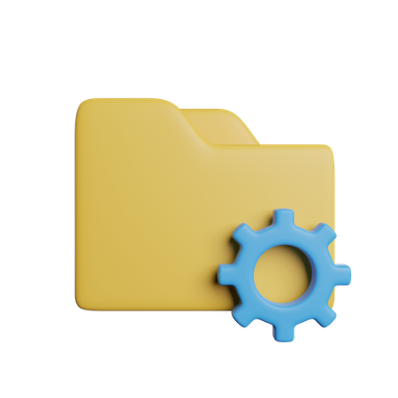Dossier de gestion  3D Icon