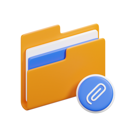 Dossier de pièces jointes  3D Icon