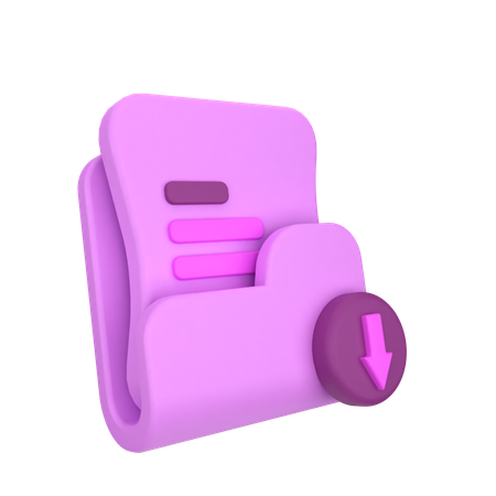 Dossier de téléchargement  3D Icon