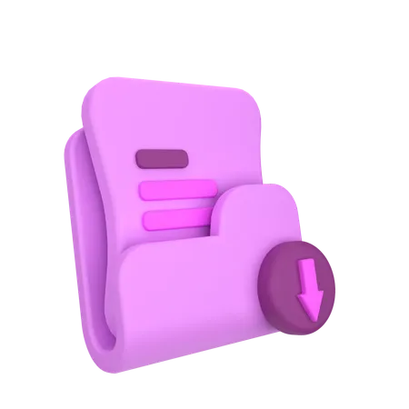 Dossier de téléchargement  3D Icon