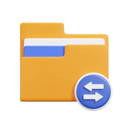 Dossier de transactions  3D Icon