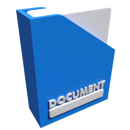 Dossier de documents  3D Icon