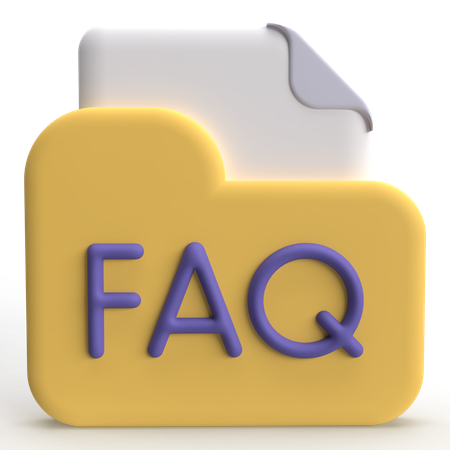 Dossier FAQ  3D Icon