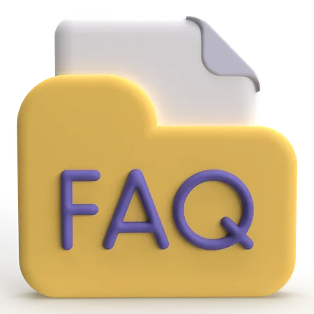 Dossier FAQ  3D Icon