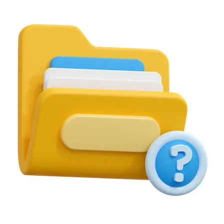 Dossier FAQ  3D Icon