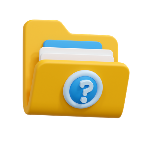 Dossier FAQ  3D Icon