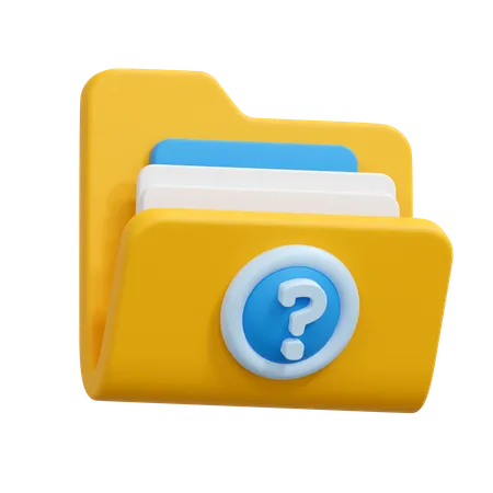 Dossier FAQ  3D Icon