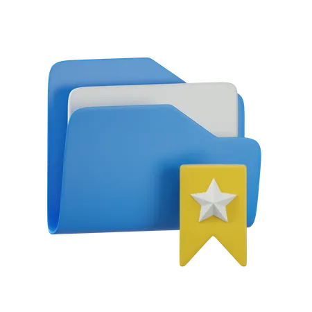 Dossier favori  3D Icon