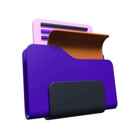 Dossier de fichiers  3D Icon