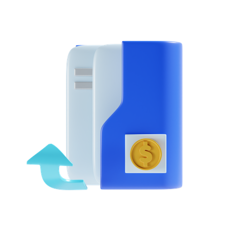 Dossier financier  3D Icon