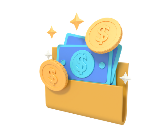 Dossier financier  3D Icon