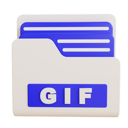 Dossier gif  3D Icon