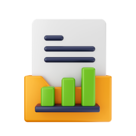 Dossier de courbe de croissance  3D Icon
