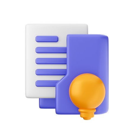 Idée de dossier  3D Icon