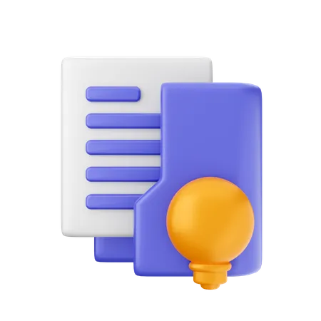 Idée de dossier  3D Icon