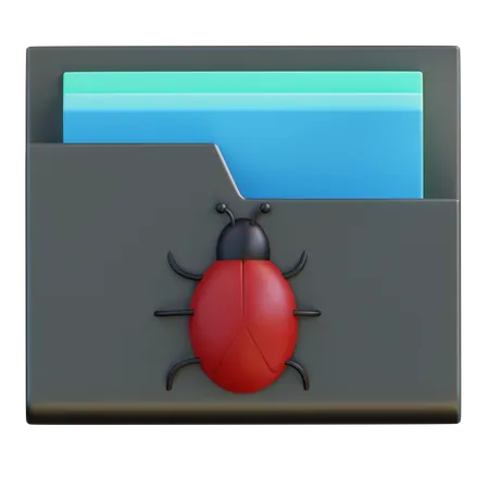 Dossier infecté  3D Icon