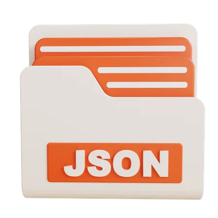 Dossier json  3D Icon