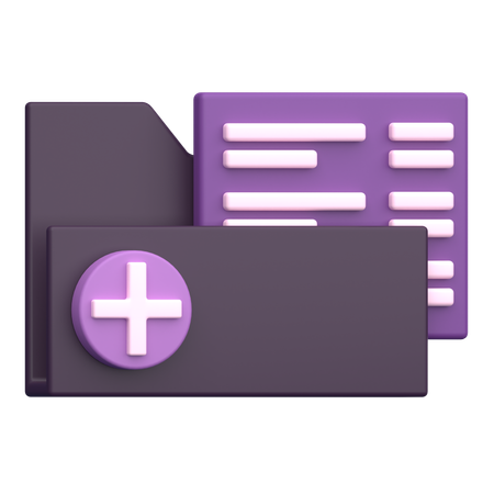 Dossier médical  3D Icon