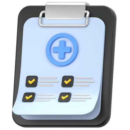 Dossier médical  3D Icon