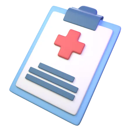 Dossier médical  3D Icon