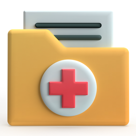 Dossier médical  3D Icon