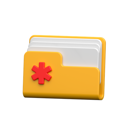 Dossier médical  3D Icon